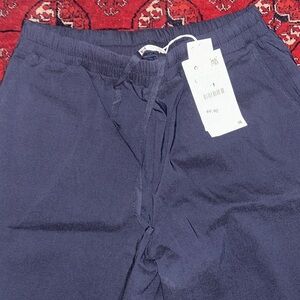 Zara snap buttoned cuff pants w/drawstring